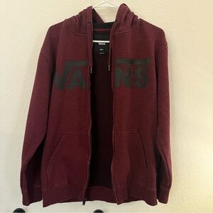 Vans Men’s Maroon Sweater Size Small